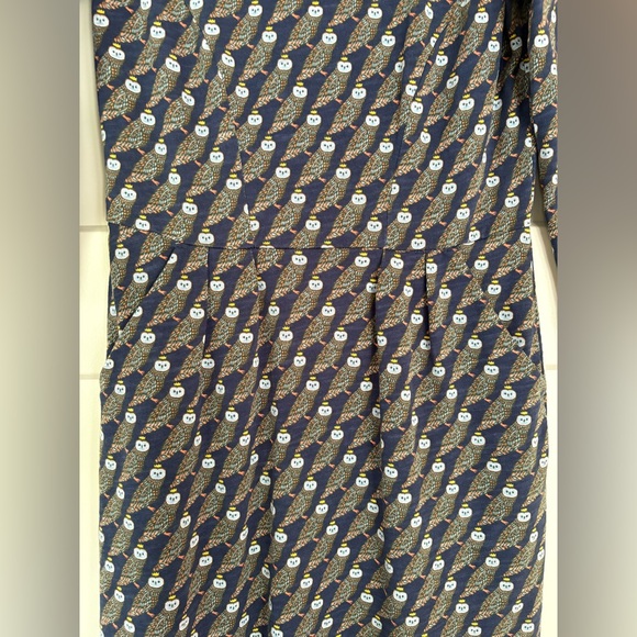 Boden Navy and White Owl Pattern dress - Picture 4 of 8